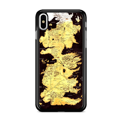 Westeros Map iPhone X / XS / XS Max Case