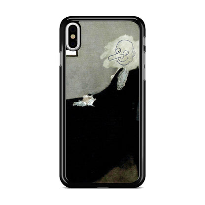 Whistler's Mother by Mr. Bean iPhone X / XS / XS Max Case