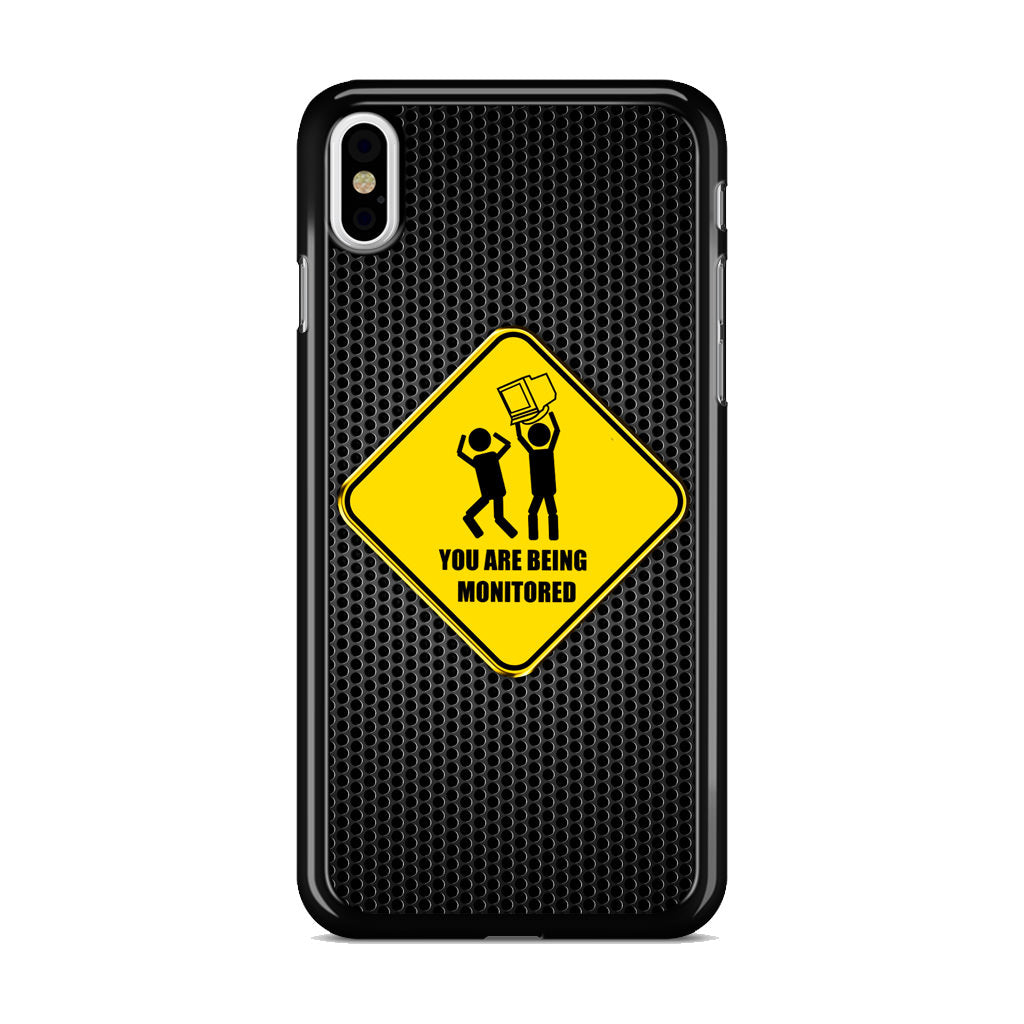 You Are Being Monitored iPhone X / XS / XS Max Case