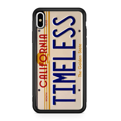 Back to the Future License Plate Timeless iPhone X / XS / XS Max Case