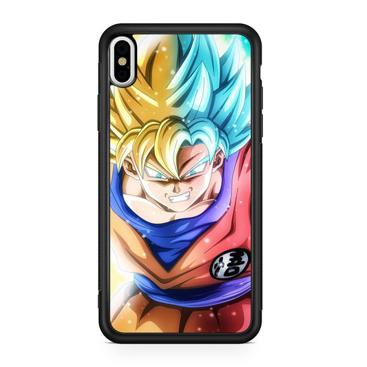 Goku SSJ 1 to SSJ Blue iPhone X / XS / XS Max Case