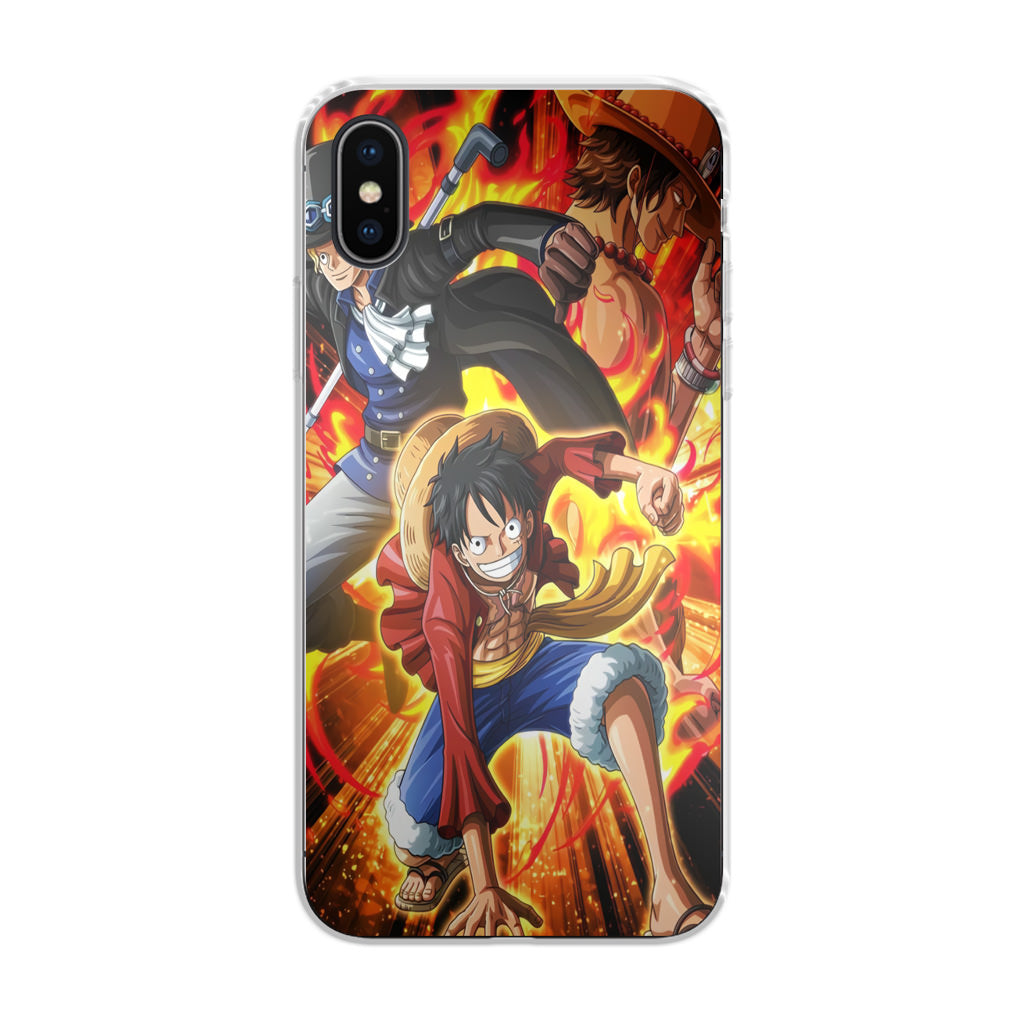 Ace Sabo Luffy Brotherhood iPhone X / XS / XS Max Case