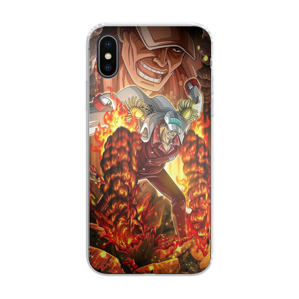 Akainu Exploding Volcano iPhone X / XS / XS Max Case