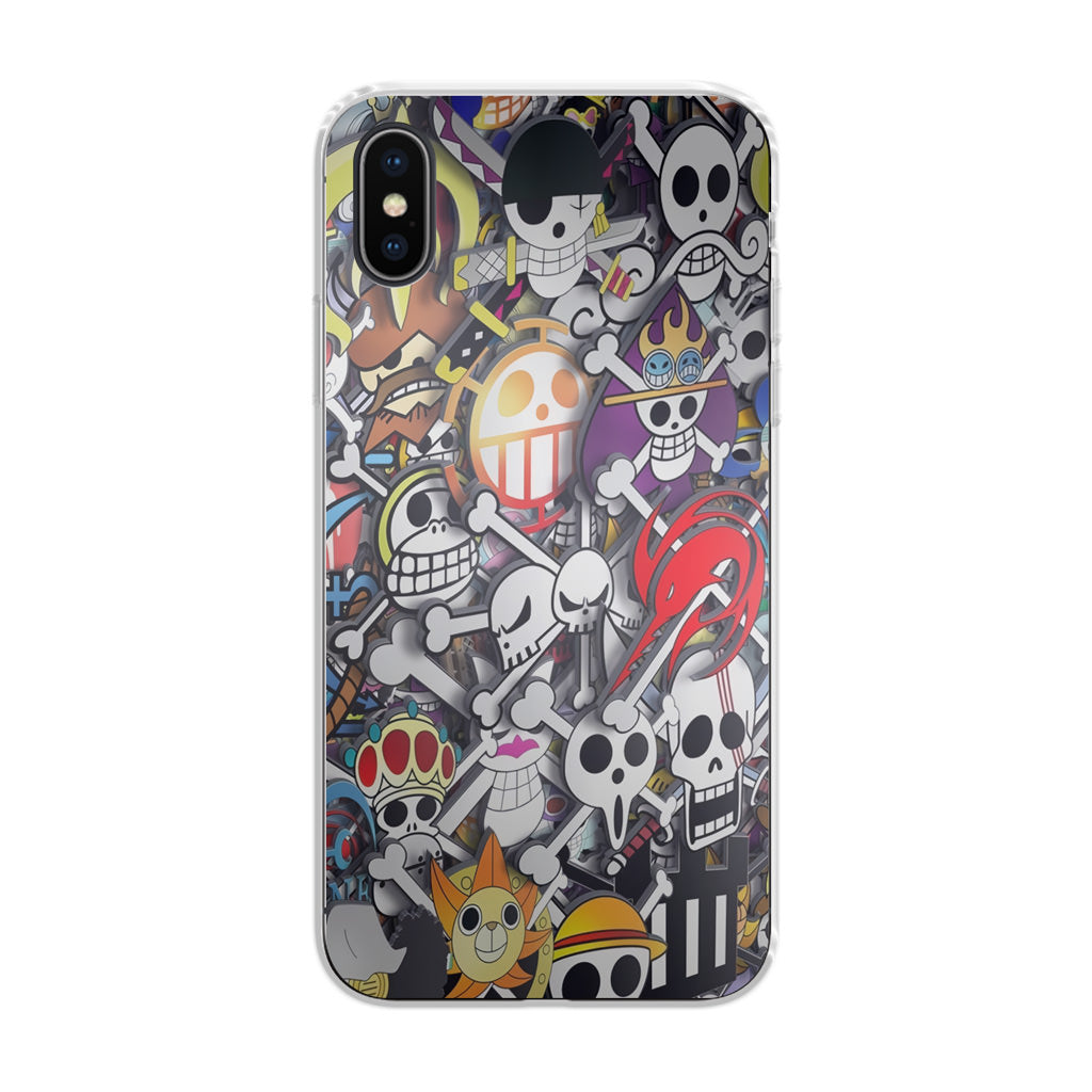 All Pirate Symbols One Piece iPhone X / XS / XS Max Case