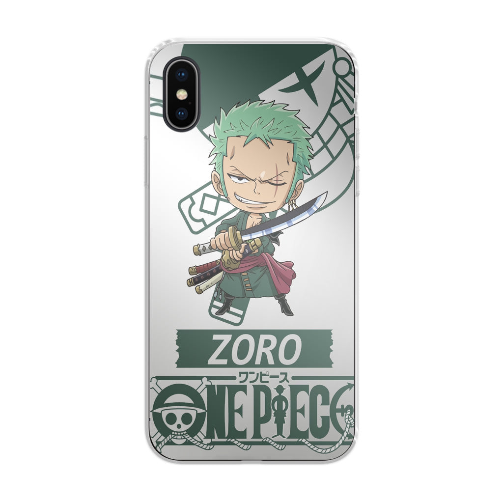 Chibi Zoro iPhone X / XS / XS Max Case