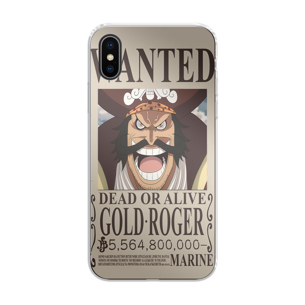 Gold Roger Bounty iPhone X / XS / XS Max Case