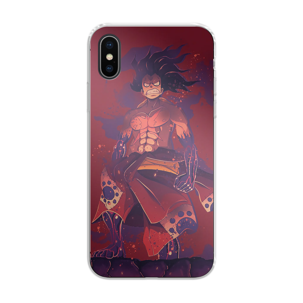 Luffy Snake Man Art iPhone X / XS / XS Max Case