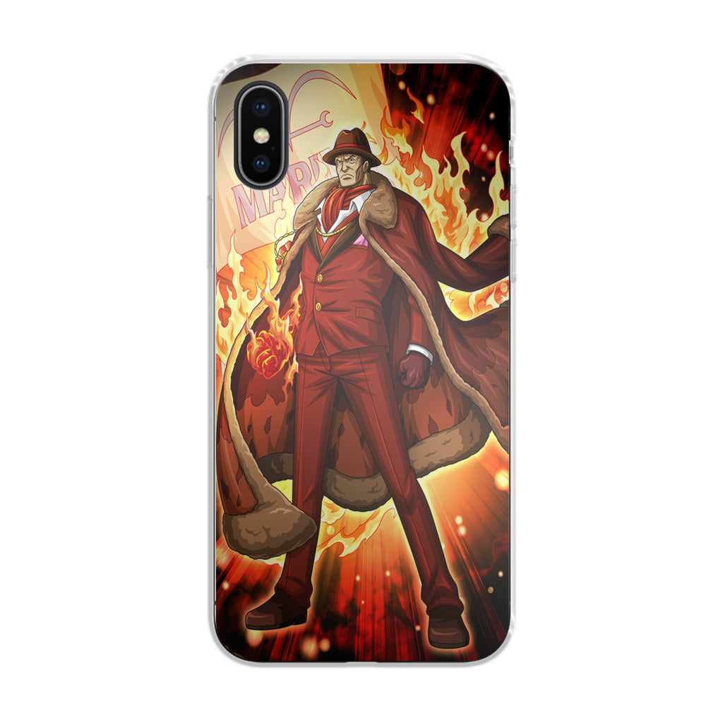 Marine Admiral Sakazuki iPhone X / XS / XS Max Case