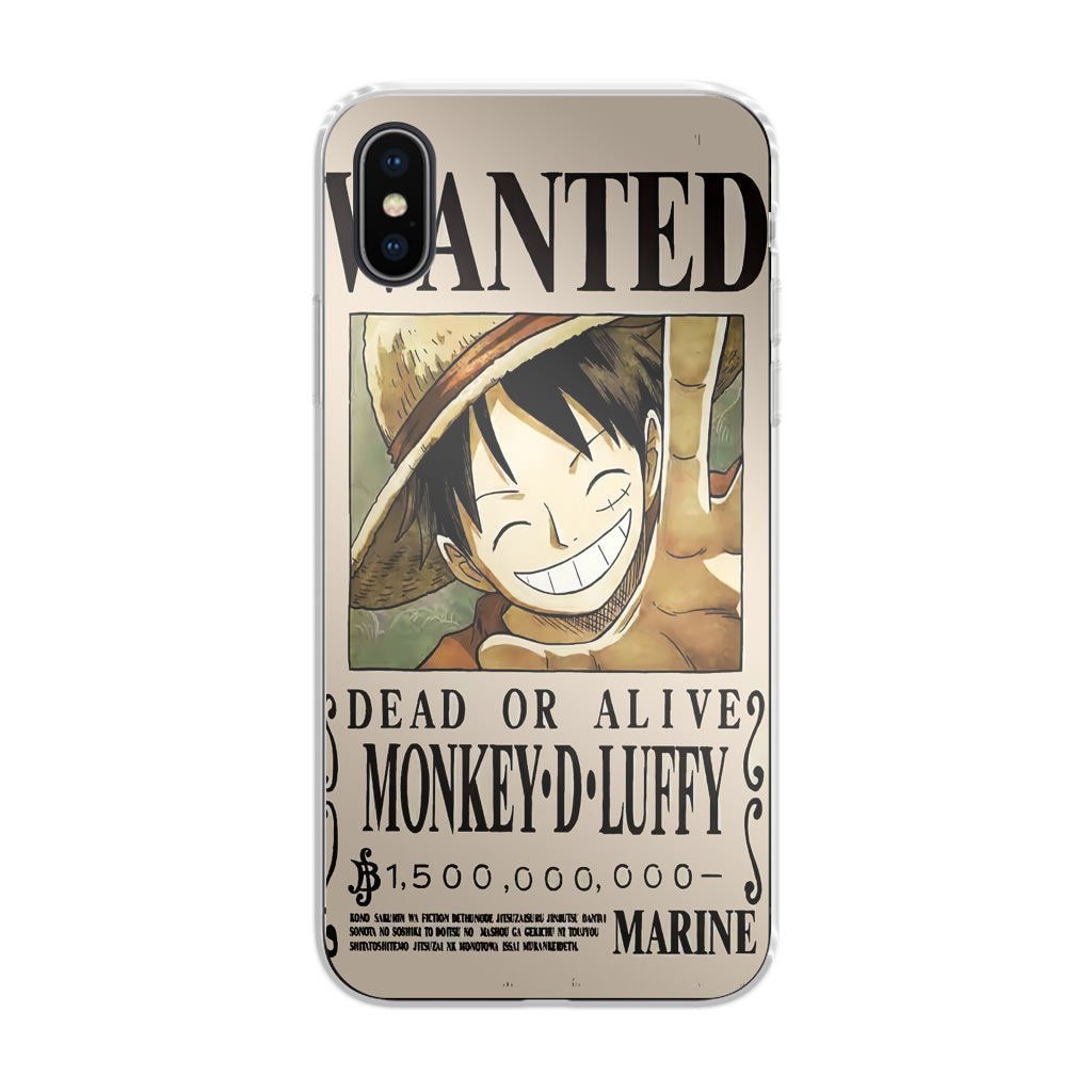 Monkey D Luffy Bounty iPhone X / XS / XS Max Case