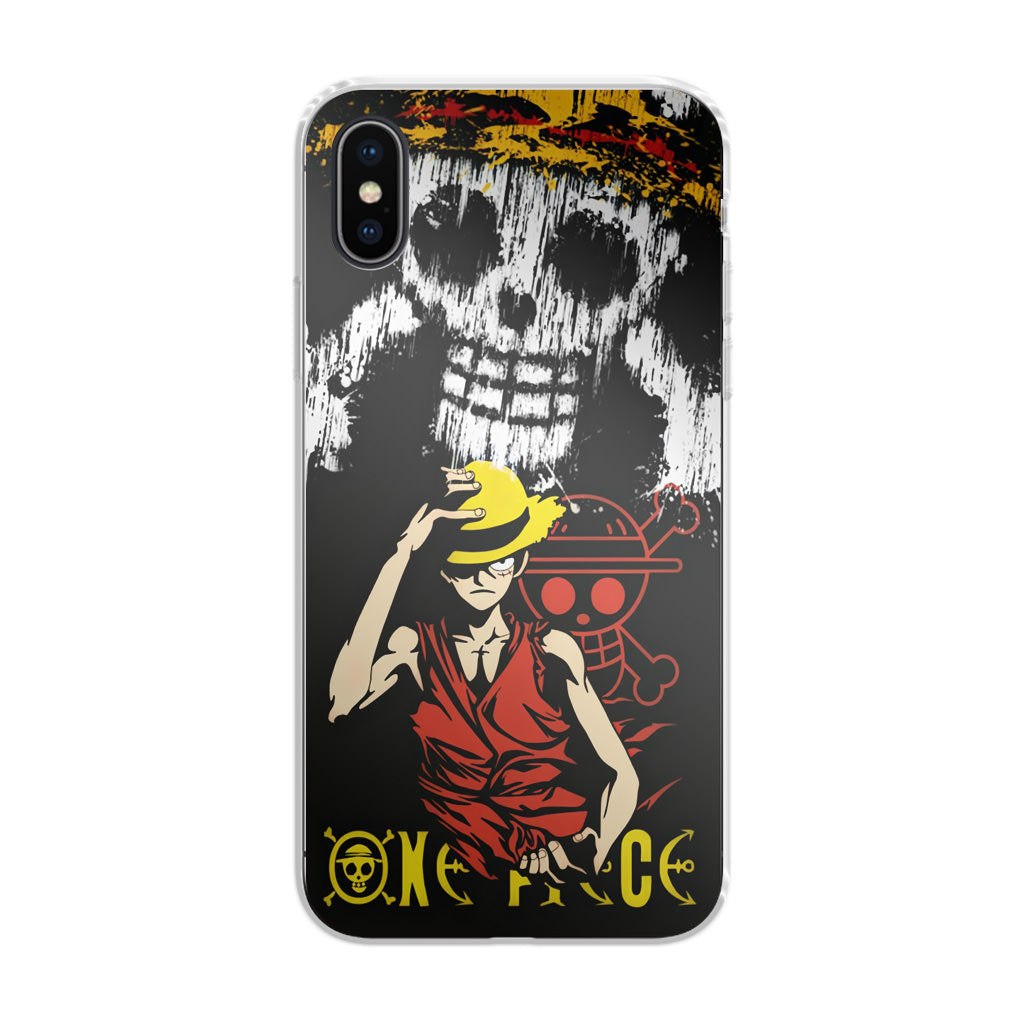 Monkey D Luffy Paint Art iPhone X / XS / XS Max Case