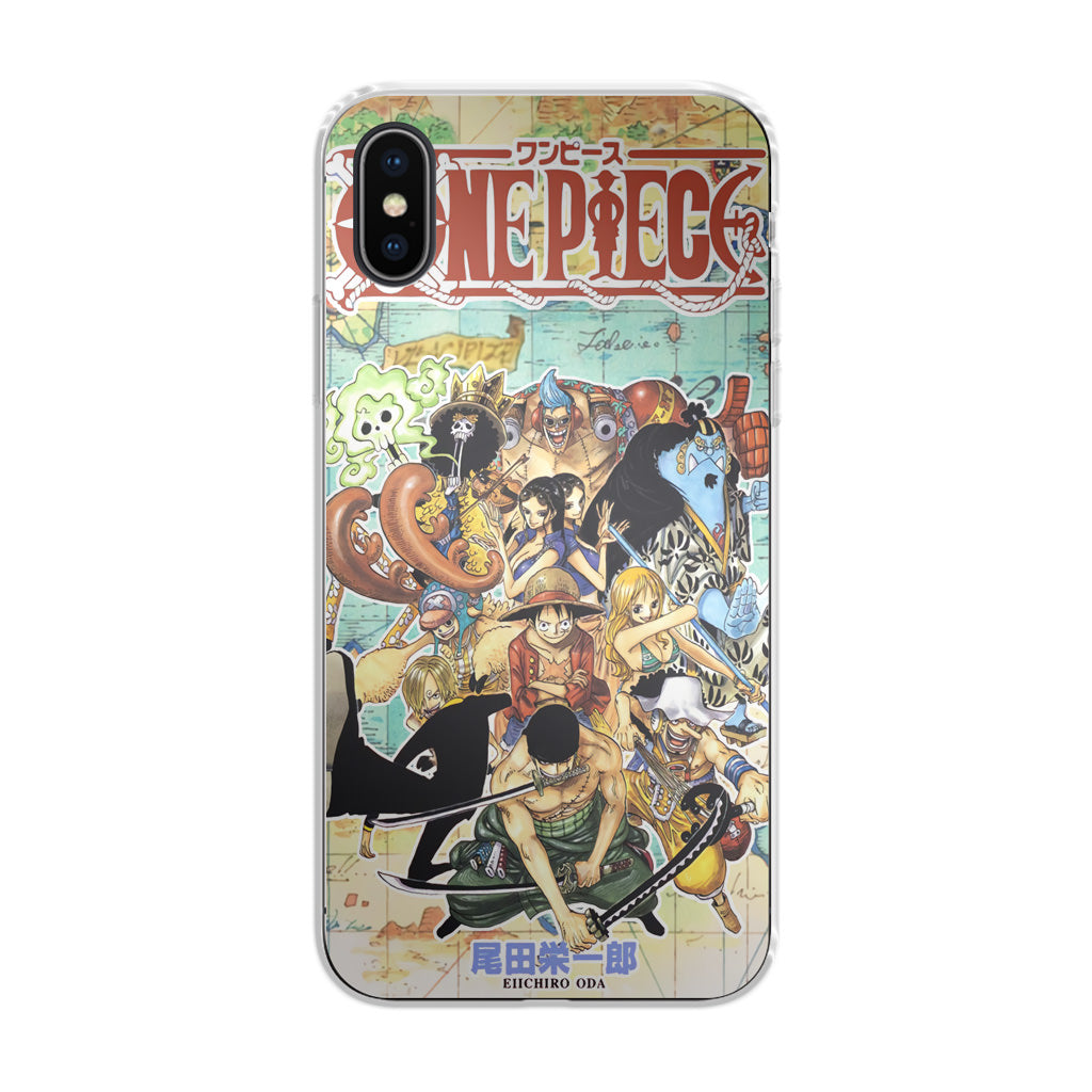 One Piece Comic Straw Hat Pirate iPhone X / XS / XS Max Case