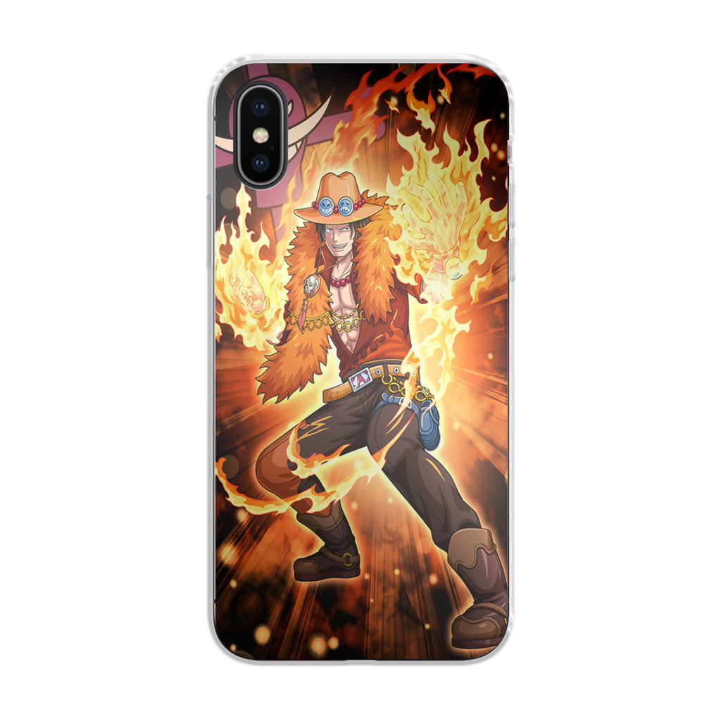 Portgas D Ace Fire Power iPhone X / XS / XS Max Case