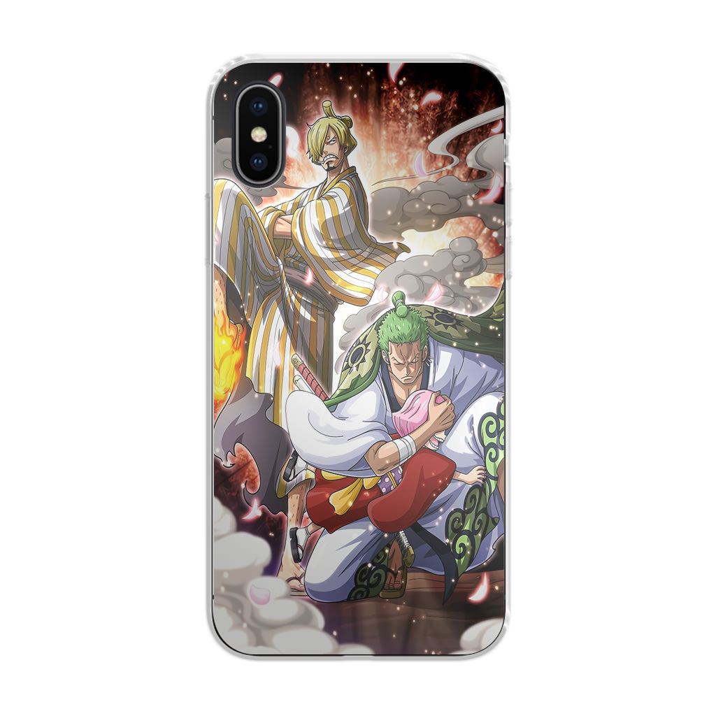 Sanji And Zoro Saving Otoko iPhone X / XS / XS Max Case