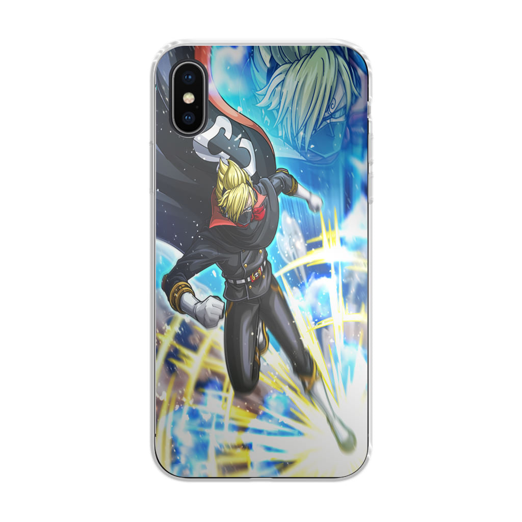 Sanji In Stealth Black Suit iPhone X / XS / XS Max Case