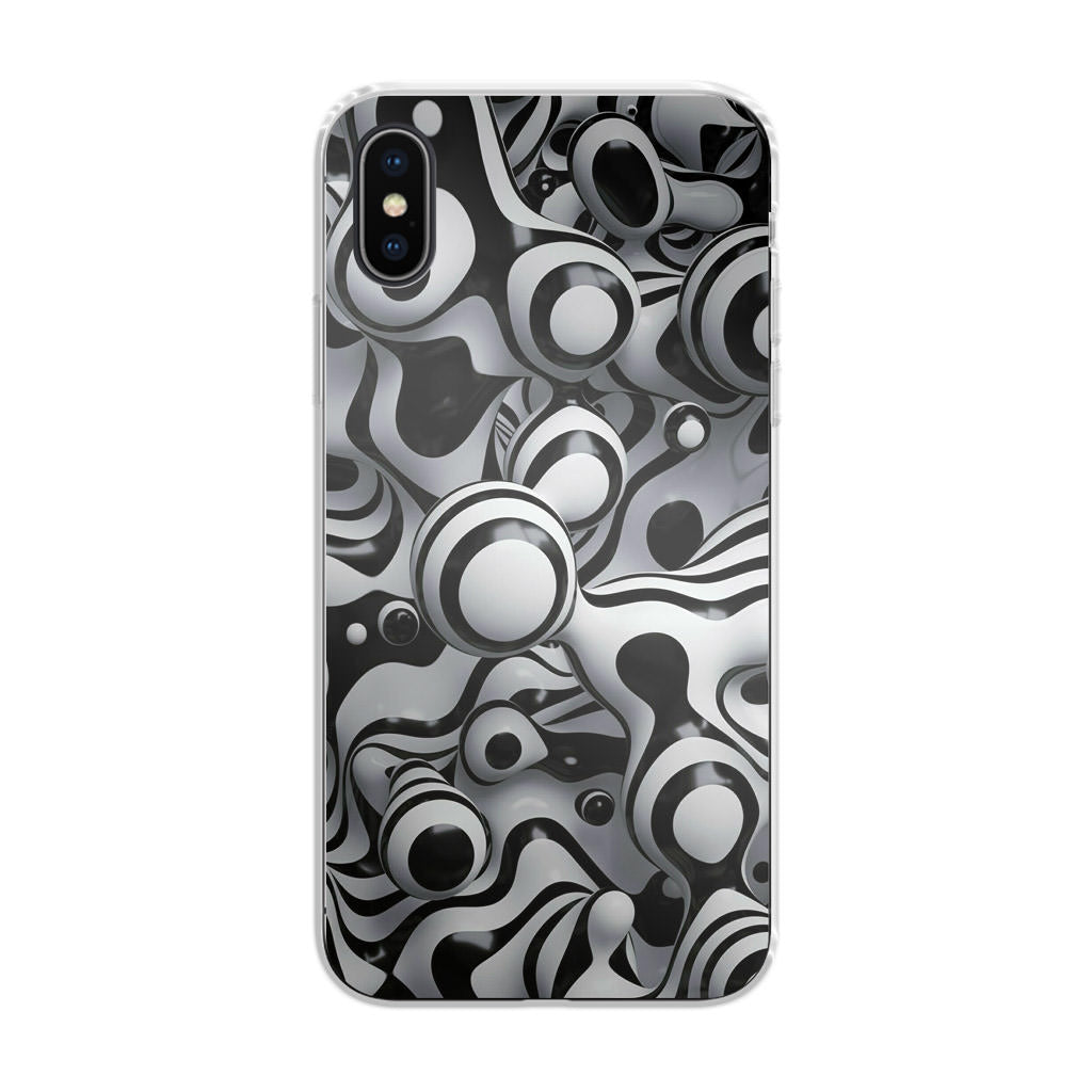 Abstract Art Black White iPhone X / XS / XS Max Case