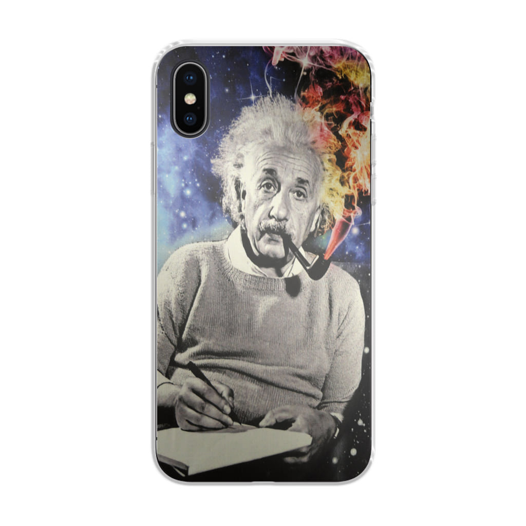 Albert Einstein Smoking iPhone X / XS / XS Max Case