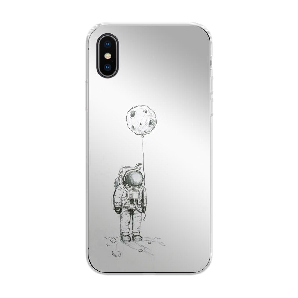 Astronaut Moon Balloon iPhone X / XS / XS Max Case