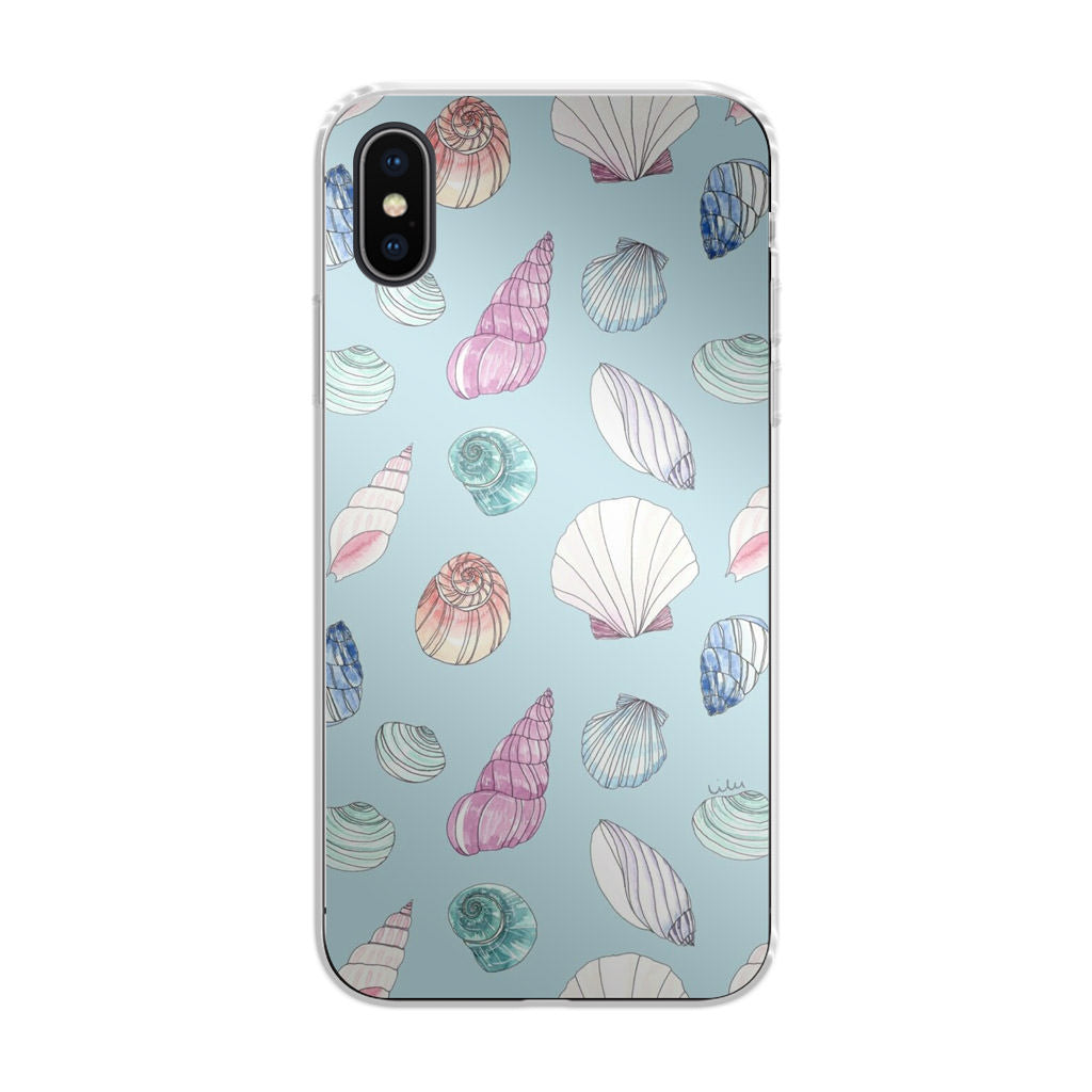 Beach Shells Pattern iPhone X / XS / XS Max Case