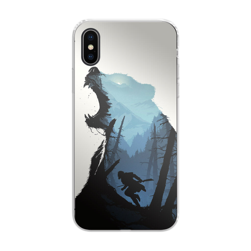 Bear Hunter Art iPhone X / XS / XS Max Case