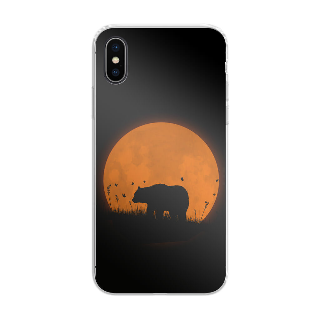 Bear Silhouette iPhone X / XS / XS Max Case