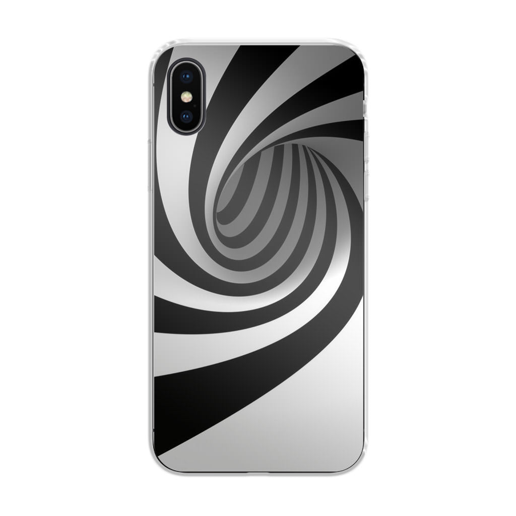 Black and White Twist iPhone X / XS / XS Max Case