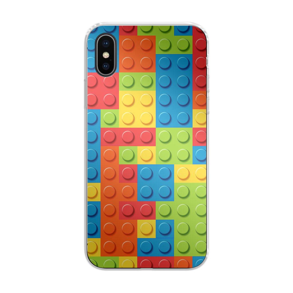 Blocks Rainbow Pattern iPhone X / XS / XS Max Case