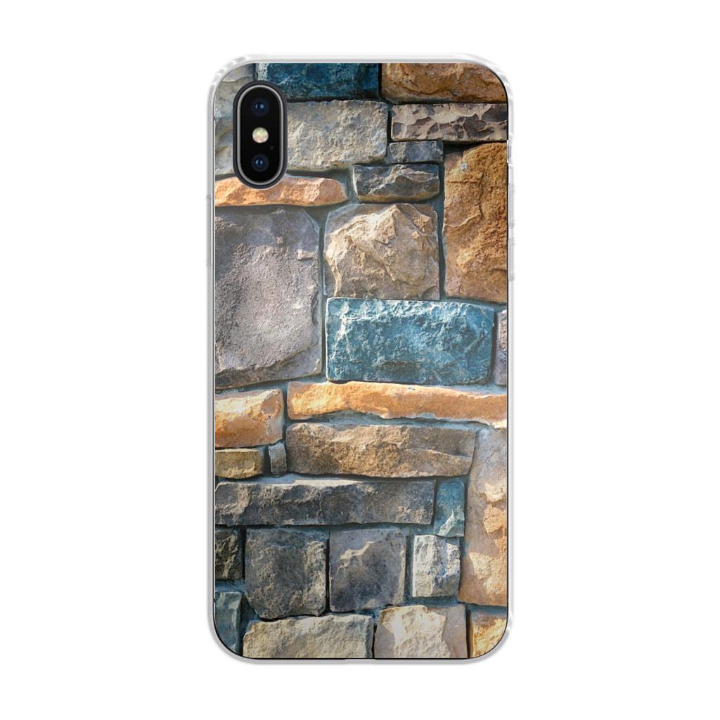 Colored Stone Piles iPhone X / XS / XS Max Case