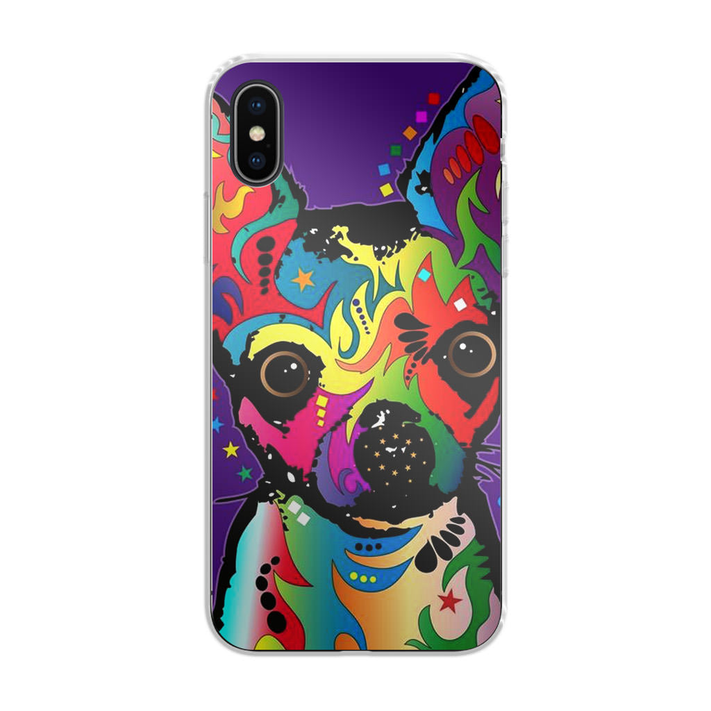 Colorful Chihuahua iPhone X / XS / XS Max Case