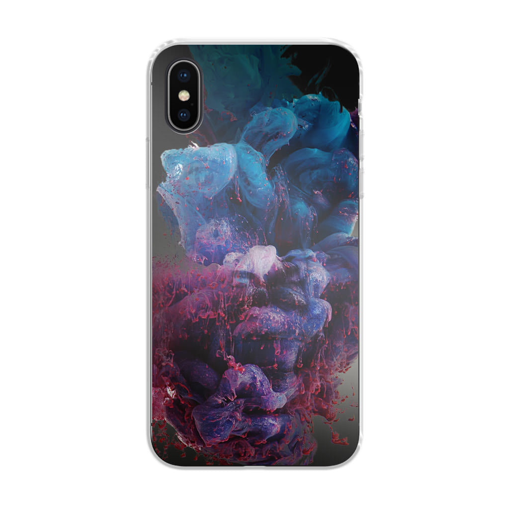 Colorful Dust Art on Black iPhone X / XS / XS Max Case