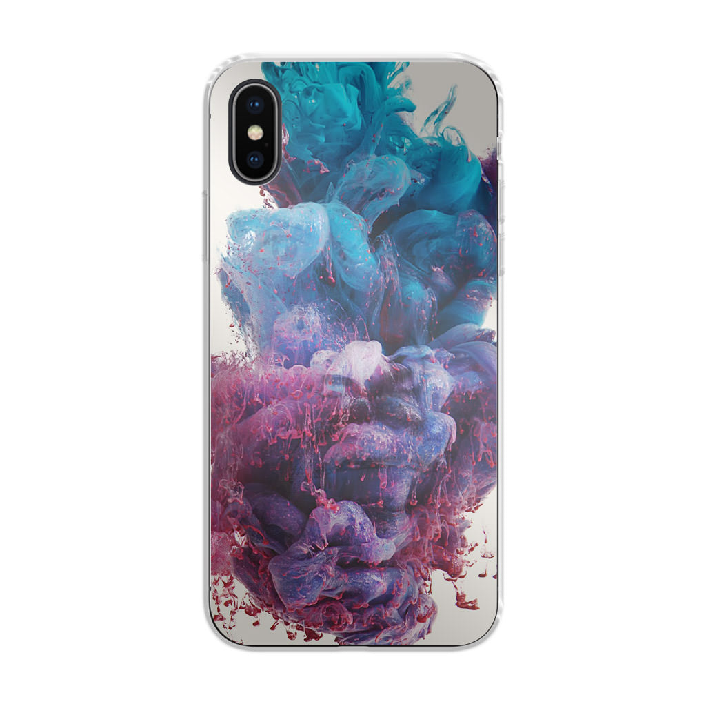 Colorful Dust Art on White iPhone X / XS / XS Max Case