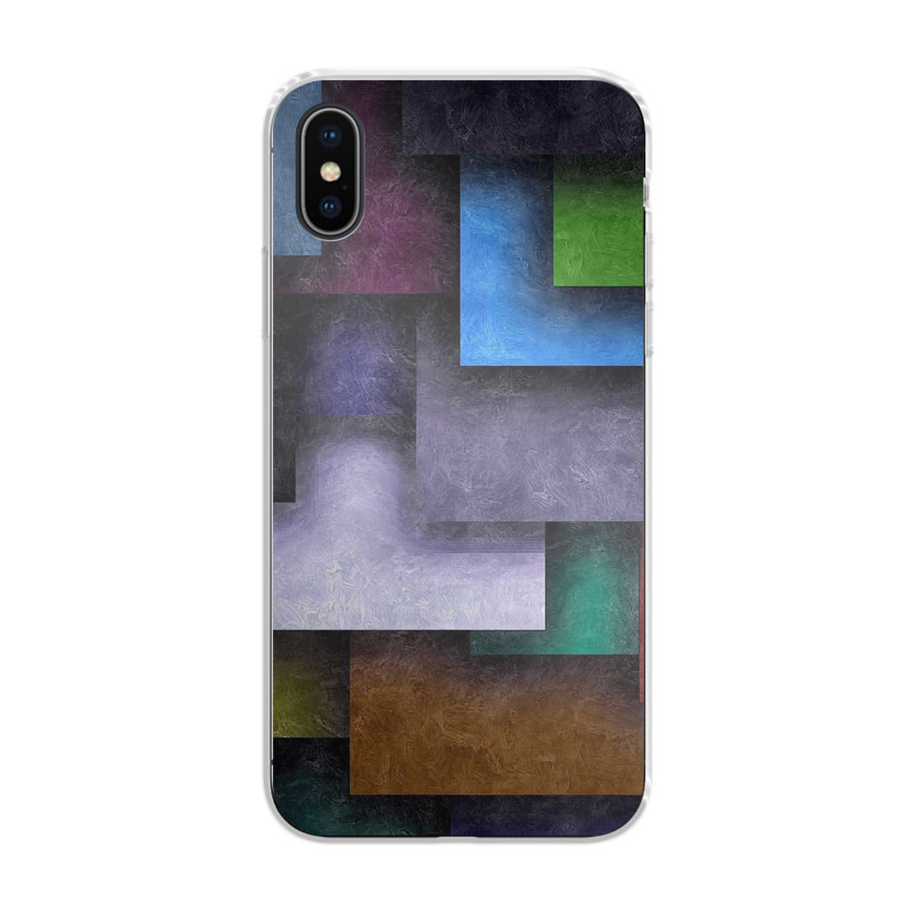 Colorful Rectangel Art iPhone X / XS / XS Max Case