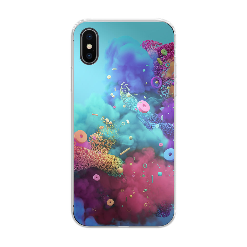 Colorful Smoke Boom iPhone X / XS / XS Max Case