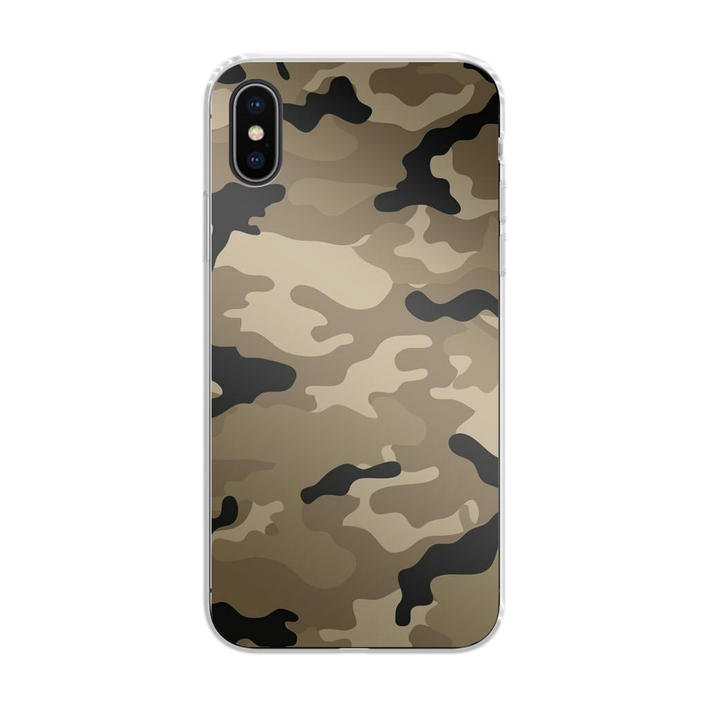 Desert Military Camo iPhone X / XS / XS Max Case