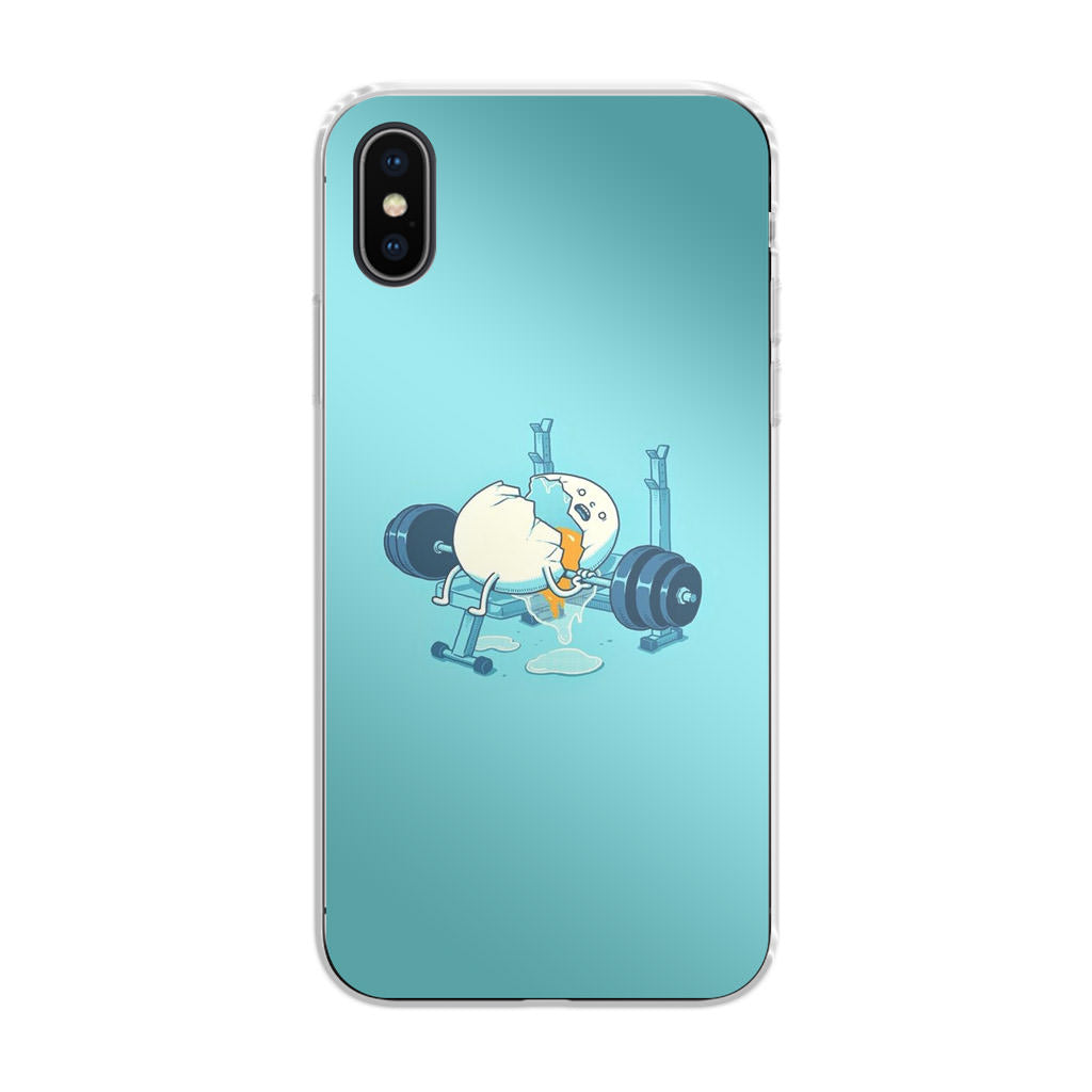 Egg Accident Workout iPhone X / XS / XS Max Case