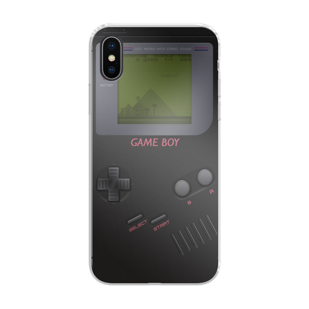 Game Boy Black Model iPhone X / XS / XS Max Case