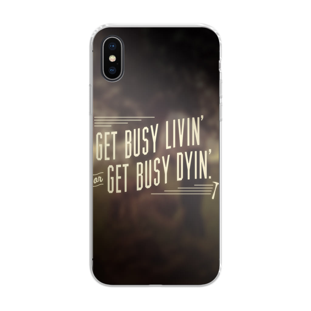 Get Living or Get Dying iPhone X / XS / XS Max Case