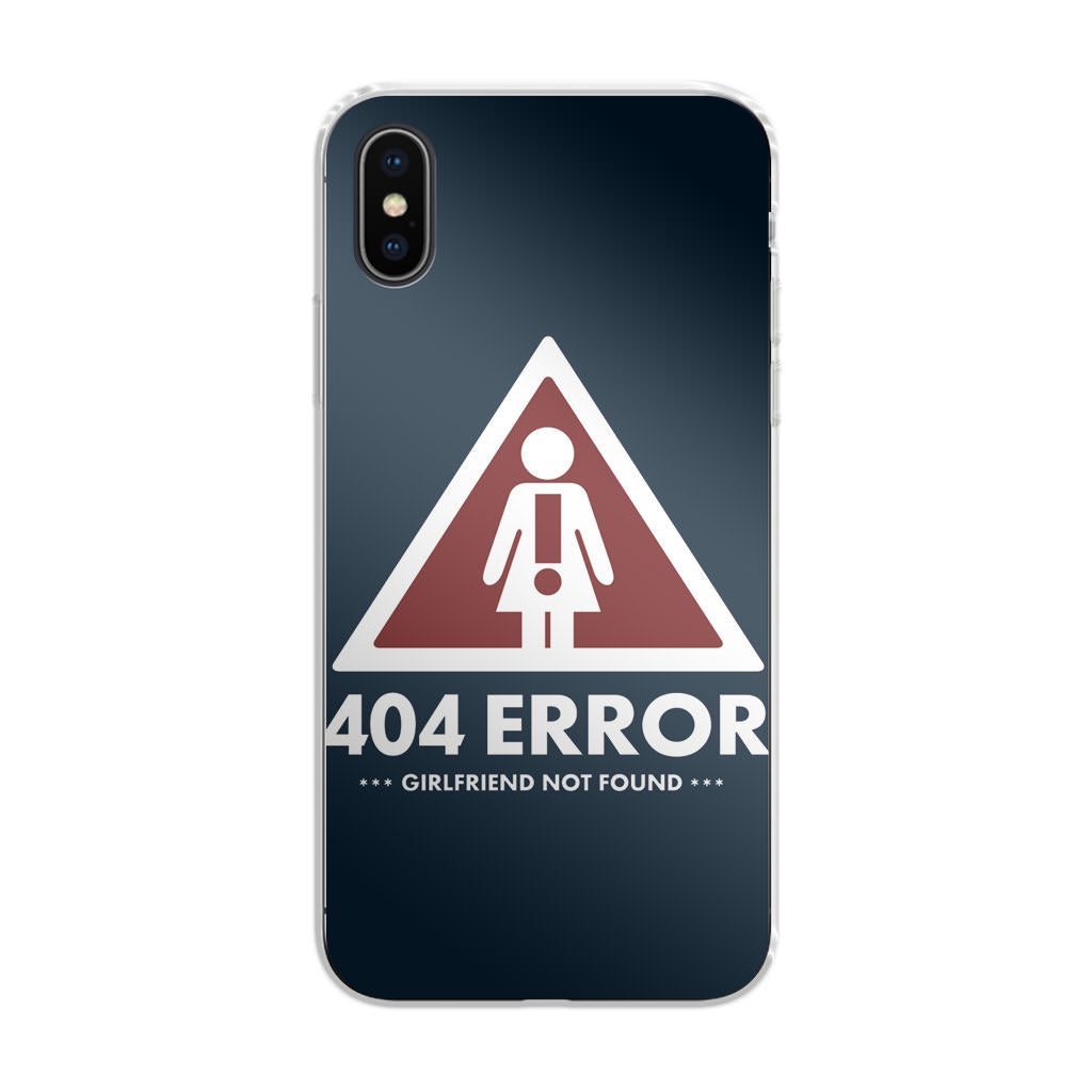 Girlfriend Not Found Error iPhone X / XS / XS Max Case