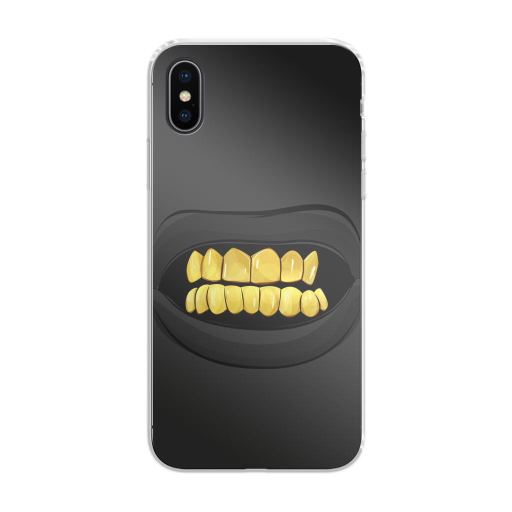 Gold Grillz iPhone X / XS / XS Max Case