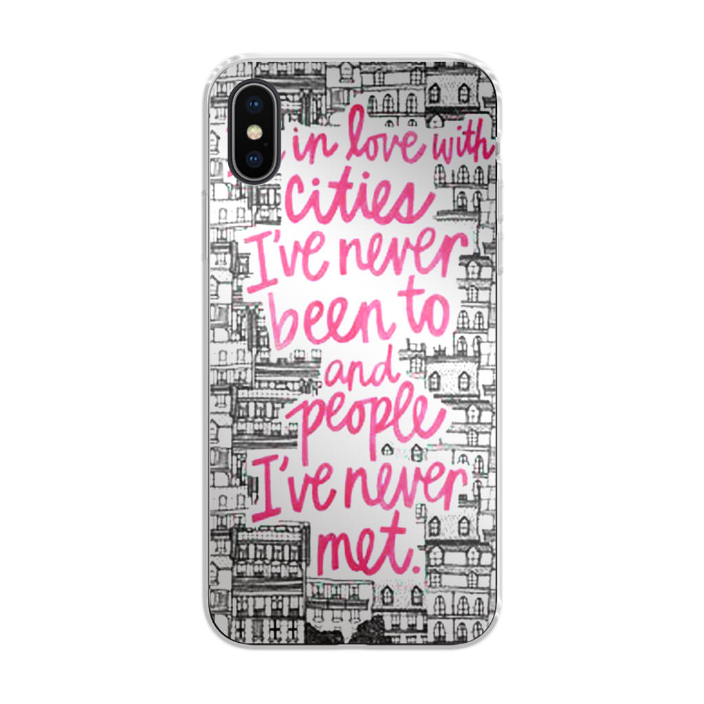 John Green Quotes I'm in Love With Cities iPhone X / XS / XS Max Case