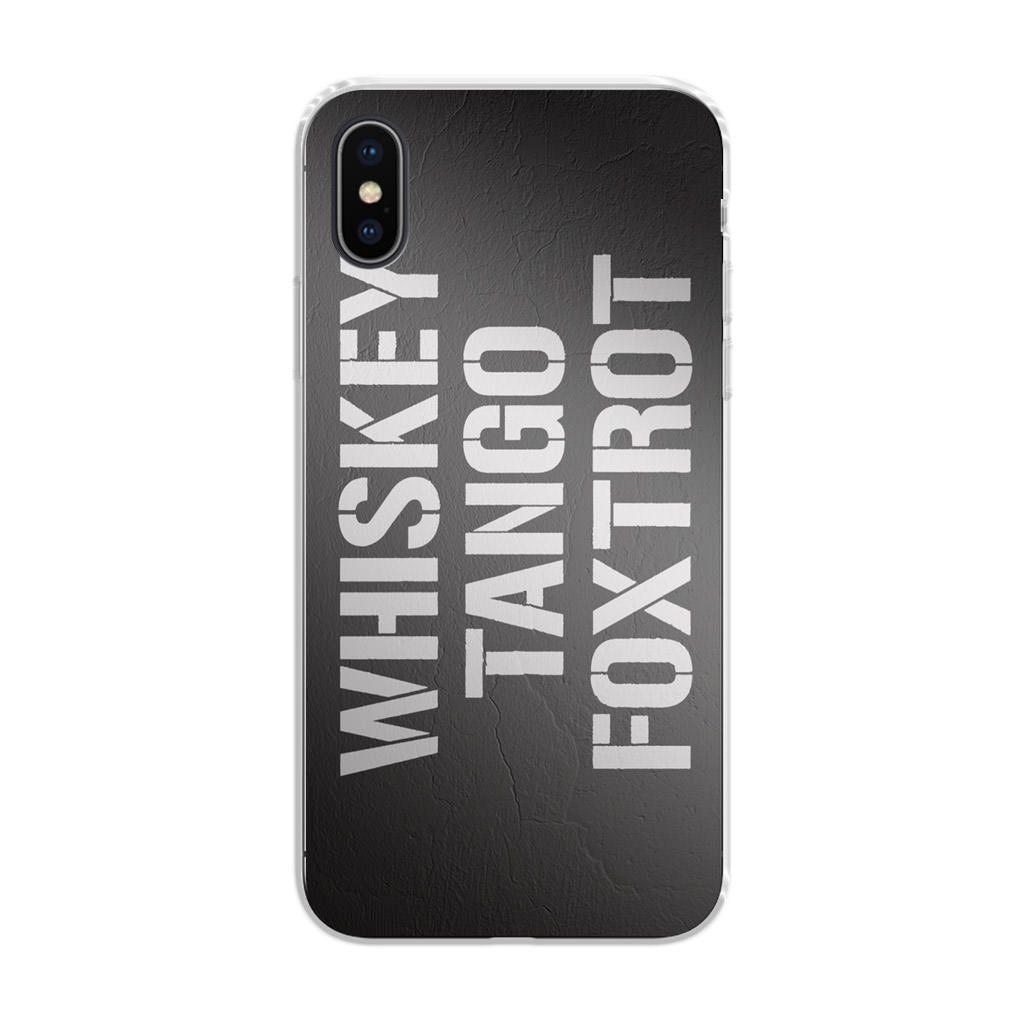 Military Signal Code iPhone X / XS / XS Max Case