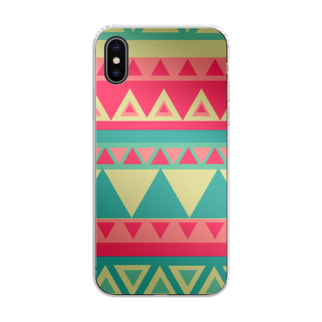 Old Aztec Pattern iPhone X / XS / XS Max Case