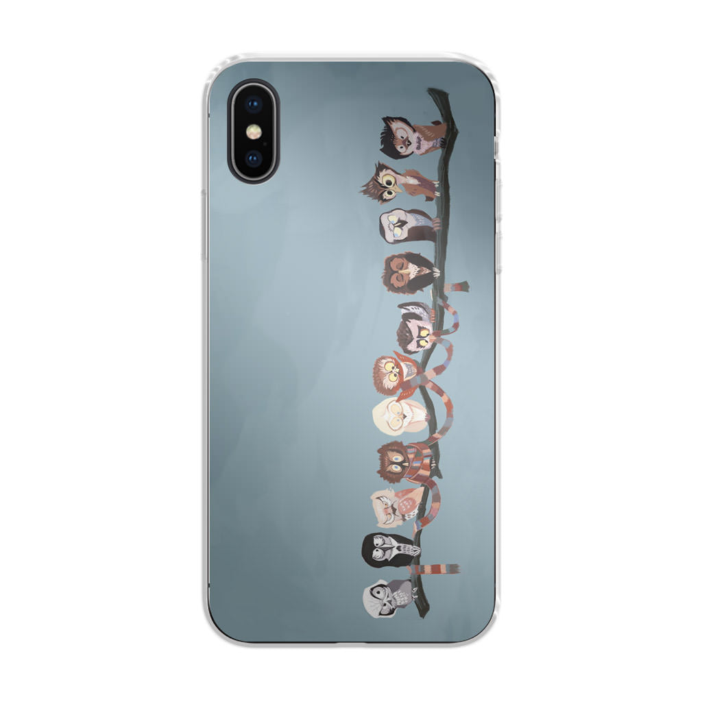 Owls on The Branch iPhone X / XS / XS Max Case