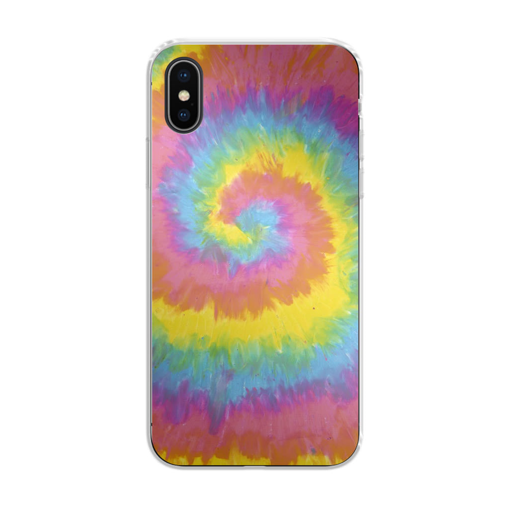 Pastel Rainbow Tie Dye iPhone X / XS / XS Max Case