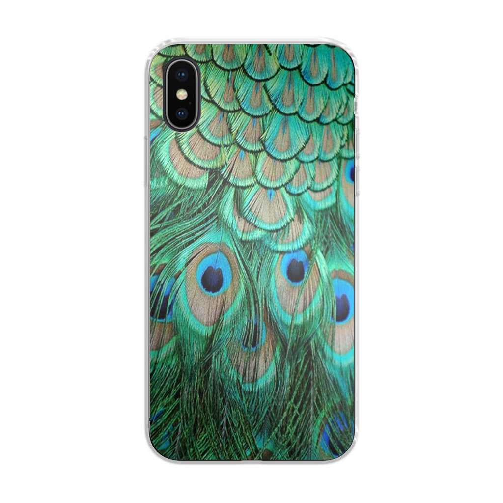 Peacock Feather iPhone X / XS / XS Max Case