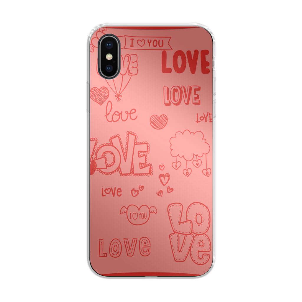 Pink Lover iPhone X / XS / XS Max Case