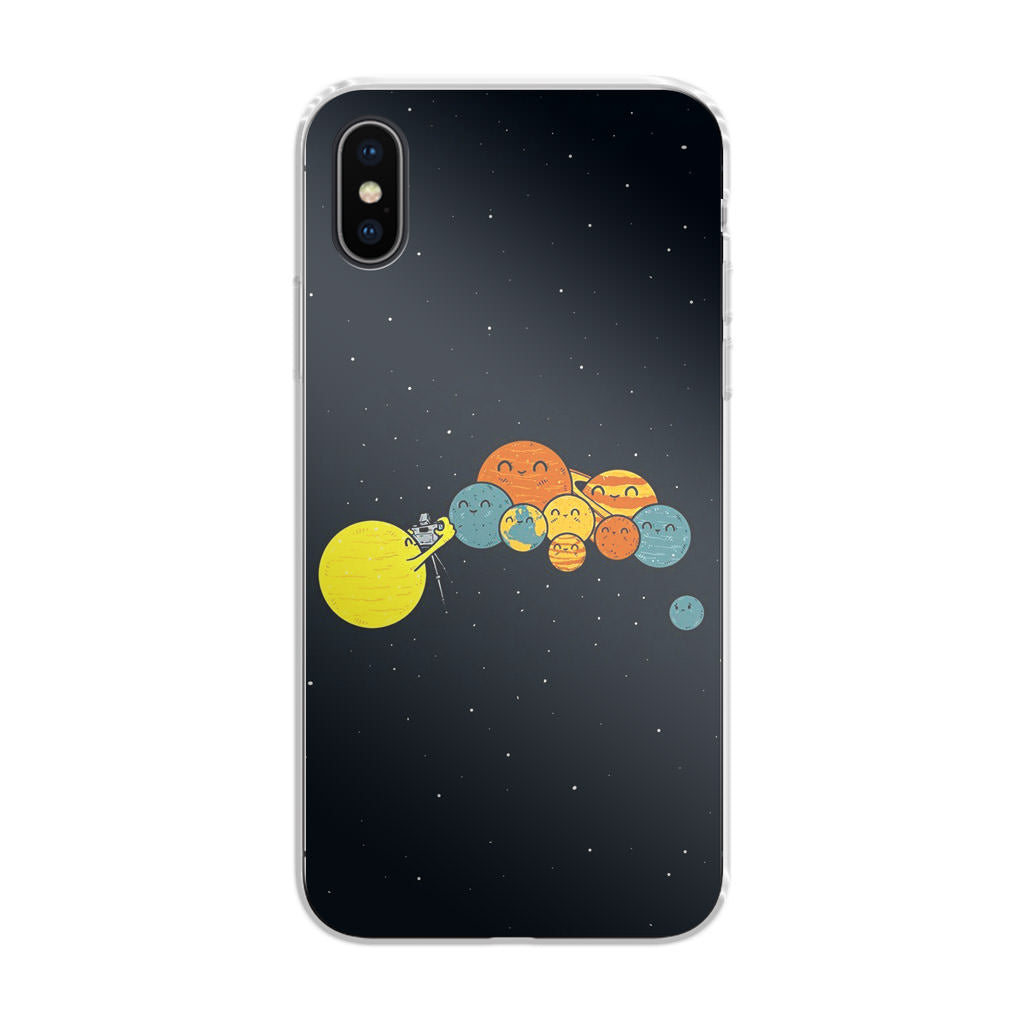 Planet Cute Illustration iPhone X / XS / XS Max Case