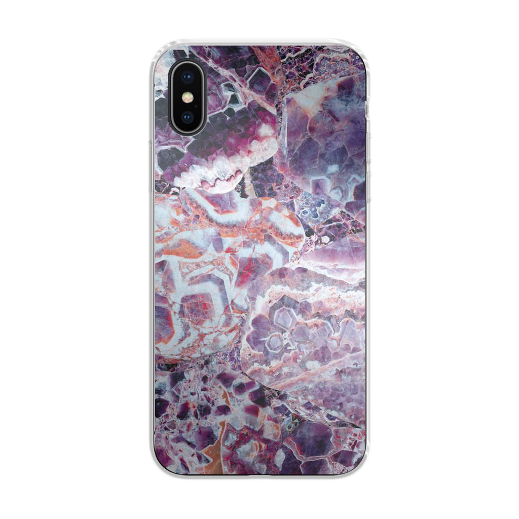 Purple Marble iPhone X / XS / XS Max Case