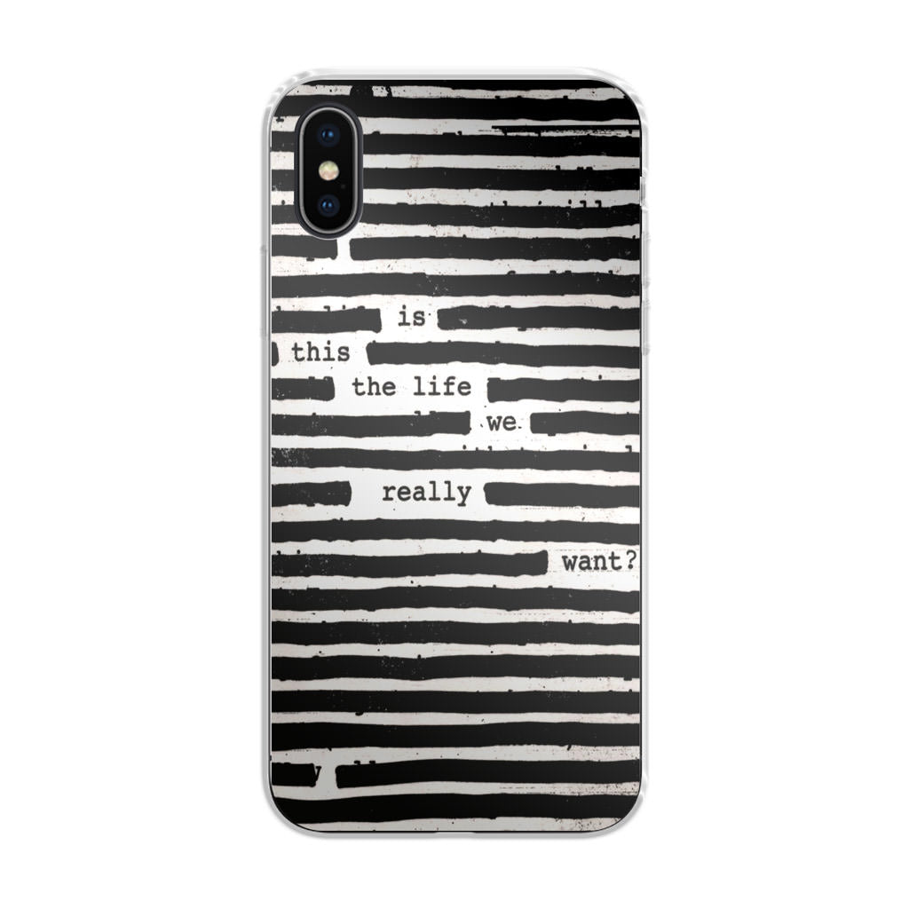 Roger Waters Is This the Life We Really Want iPhone X / XS / XS Max Case