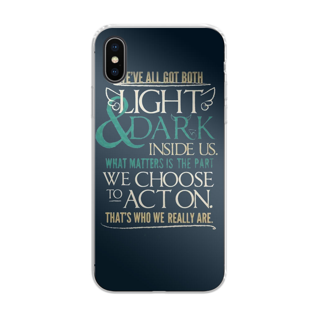 Sirius Black Quotes iPhone X / XS / XS Max Case