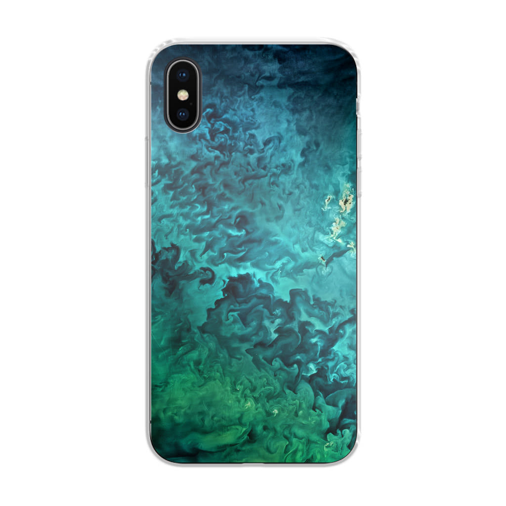 Swirls In The Yellow Sea iPhone X / XS / XS Max Case